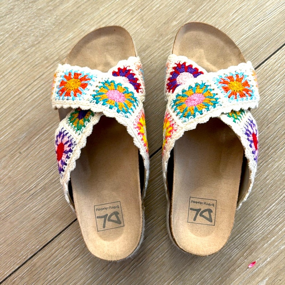 Dirty Laundry Crochett Heeled Sandals Size 8